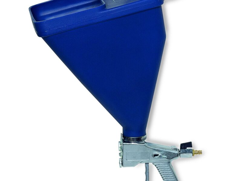 Putzpistole mit Trichter blau 6000ml, 9 Loch Düsenscheibe